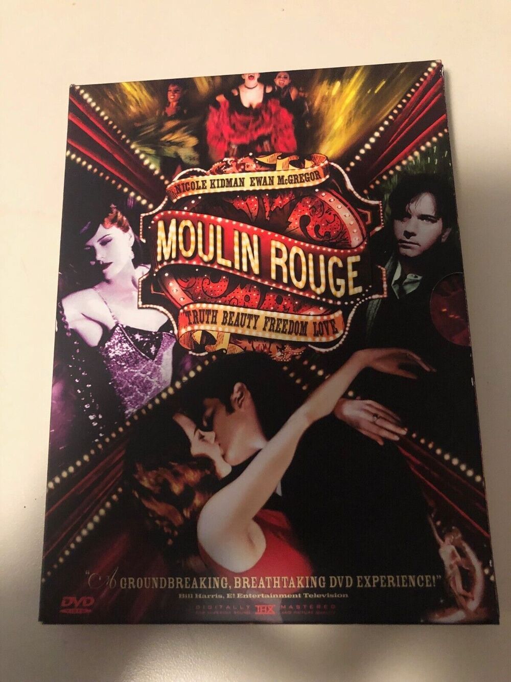 Moulin Rouge Nicole Kidman Ewan McGregor - Movie DVD- Excellent Condition